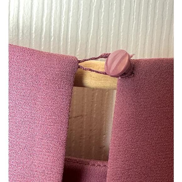 Loft Outlet Mauve Short Sleeve Blouse Dress - Women's XS - Picture 3 of 5